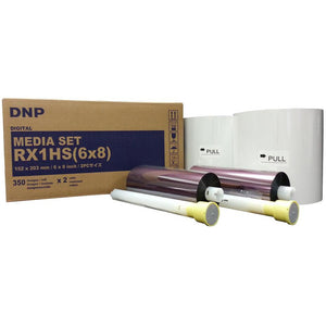 DNP DS-RX1HS  6 x 8" for use with DS-RX1HS Printer Print Pack, 2 Rolls, 700 Prints Total