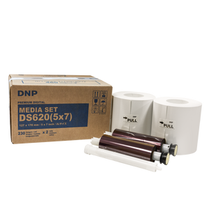 DNP DS620A 5 x 7" Print Pack Media Kit  2 Rolls x 230 prints, 460 Prints Total