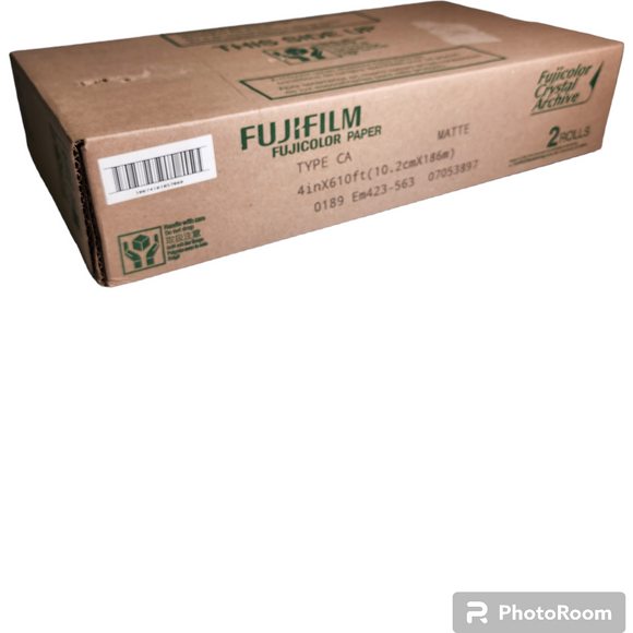 Fujicolor CA 4x610 Photo Paper Matte (2 Rolls Per Case) (Price Per Roll)