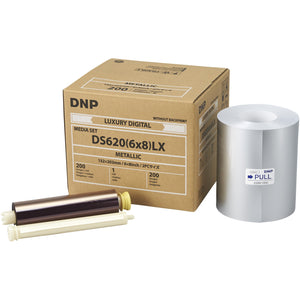 DNP DS620A Luxury Media - 6 x 8" Metallic 200 Prints 1 Roll Per Case