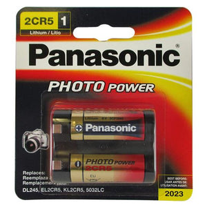 Panasonic 2CR5  6V Lithium Battery 1 Pack