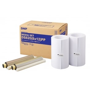 DNP 8" x 12" Print Pack for use with DS820A Printer 8" x 12" Print Pack, 2 Rolls, 220 Prints Total