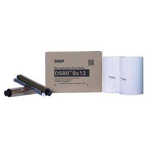 DNP 8" x 12" for use with DS80 Printer 8" x 12" Print Pack, 2 Rolls, 220 Prints Total