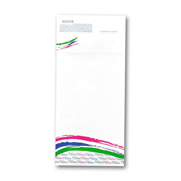 Mackay 5 1/2 x 9 x 1 Brushstrokes Order / Counter Envelope with Barcode - 1000/box MAC 3470