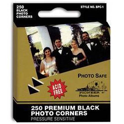 Pioneer Premium Black Photo Corners (250)