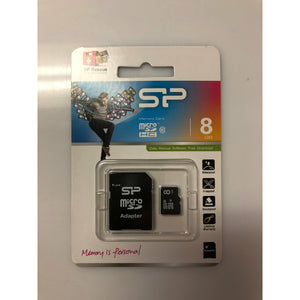 Silicon Power 8GB Micro Secure Digital Card SDHC 10.0