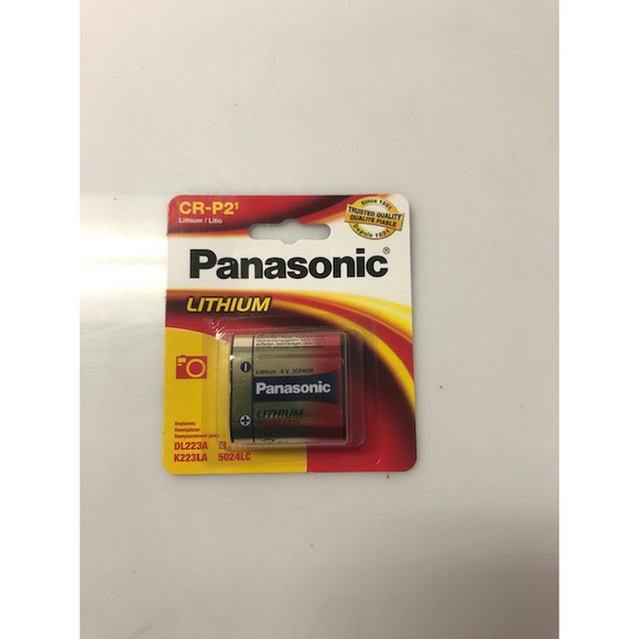 Panasonic CRP2  6V Lithium Battery 1 Pack