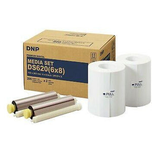 DNP 6 x 8" Print Pack for use with DS620A Printer 6 x 8" Print Pack, 2 Rolls, 400 Prints Total