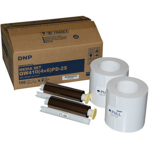 DNP QW410 4 x 6" (Two 2x6s on a 4 x 6") PD-2S Centre Perforated Media Kit